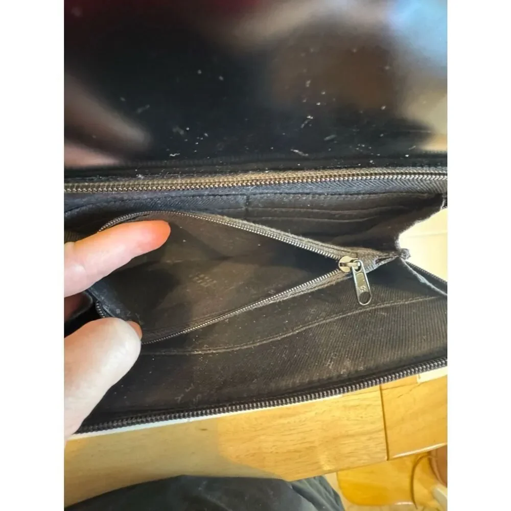 Crazy Horse Vegan Leather and Vinyl Crossbody Bag